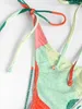 Zaful Womens High Cut Thong Bikini Set Baddräkter Cami String Sexig baddräkt