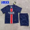 JMXX 24-25 PSGes комплект детских футбольных трикотажных изделий, детская униформа, трикотажная футбольная рубашка 2024 2025, топ и шорты, детская версия
