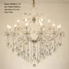 Maria Theresa Crystal Chandelier Luxury Luxury Modern Gold Pendant Lampe élégante Éclairage de maison pour le salon Hall Halway Halway