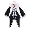 Anime Ram/Rem Lolita Maid Cosplay Costumes Vestido Re: Zero Kara Hajimeru Isekai Seikatsu Halen Costumes for Women Loli Dr J6CA#