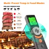 Indicatori Termometro per carne portatile LCD Cottura digitale Lettura istantanea Cucina Termometro per barbecue per alimenti impermeabile Termometro pieghevole portatile