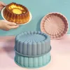 Baking Moulds Round Mousse Cake Silicone Mold Two-color Pan Bread Lace High Temperature Resistant Accessories