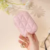 Fashion With Mirror Lipstick Bag Keychain Fashion Carry-on Portable Mini Pouch Cosmetic Organizer Bag 041824-11111