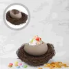 Vases Vase Eggshell Shaped Tableware Ceramic Food Bowl Dinner Plate Dish Desktop Serving Candy Container Ice Cream