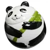 Portacandele Vaso profumato panda Oli essenziali Regalo Prop Layout di scena Aroma Decor Candele in ceramica