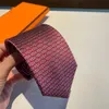 2024 Luxury Men's Fashion Tie Designer Ties Brand Business Neck Ties Casual Wedding Slips Retro Party Casual Silk Ties With Box H22