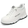 2024 Nya mjuka läder Little White Shoes Women's Sports and Casual Shoes Soft Sole Spring and Autumn Leather Shoes C52O