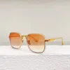 Solglasögon lyxig modeacetatram kärna Marich Retro Square Design Gradient Style UV400 TAC Lens Women Man 3a Top Quality