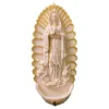 Skulpturer Virgin Mary Holy Water Font Staty Figur för väggdekorativ 19,5 cm 7,7 tum ny