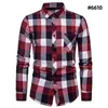 Męskie odzież Bluzka niebieska gradient pasiaste men koszulki Dr Topss Casual Busin kratę druk lg rękawy Camisa Social Masculina E1m0#