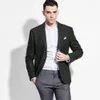 Männer Blazer Frühling Herbst Neue Ankünfte Slim Fit 50% Wolle Marke Herren Blazer Jacke Busin Bräutigam Freund Vater Geschenk Dicke XS 21mh #