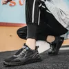 Casual Shoes Men Mesh Breathable Lace-up Comfort Soft Sole Lightweight Sneakers Round Head Thick Bottom Running Jogging Trainers