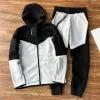 Kid Tech Fleece grube mężczyzna Tech Sports Pants TrackSuits Dna Techfleece Sportsła Kurtka przestrzeń bawełniane spodnie damskie gęste płaszcze joggery