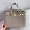 Cuir d'épaule classique à la mode Nouvelles femmes Birkkins Capacité Sacs 2024 Messager Designer grand sac Togo Single Top Layer Womens Cow Handsbag 2K8E FK5A