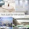 Window Privacy Film Rainbow Glass 3D Decals Vinyl Static Cling ملصقات Nonadsive 240322