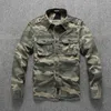 FI Style wojskowe koszule ładunkowe mężczyźni swobodny luźne workowate armia cott coth Camoue Shirt Ubrania M9JB#