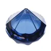 Lagringsflaskor Portabla diamantformade påfyllningsbara fodral med lock provförsök för lotion krämer naglarpulver