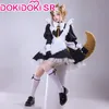 I Stock Gorou Doujin Cosplay Game Genshin Impact Cosplay Costume Dokidoki-Sr Maid Uniform Cosplay Gorou Maid Uniform Christmas Q9f5#