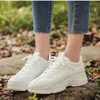 Casual skor kvinnor höst vit sneakers mode 2024 varumärke retro plattform damer skor