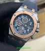 Pilot AP Wrist Watch Royal Oak Offshore Series 26471Sr Room Golden Blue Plate Baoqilai Limited Edition Mens Timed Fashion Leisure Business Sports Watch