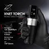 XNET Torch Draadloze Tattoo Machine Roterende Batterij Pen met Extra 36mm Grip Kernloze Motor 4mm Slag voor Tattoo Artist Body 240315