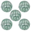 Flores decorativas 5 PCS Plastic Floral Ball Decorations Props Props plantas artificiales al aire libre