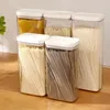 Garrafas de armazenamento Frasco de cozinha Recipiente de plástico Grandes recipientes selados para despensa espaguete hermético