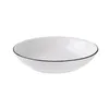 Plates White Dinnerware Set Stainless Steel Material Durable Long Service Life For Home Use Everyday