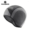 Bandanas rockbros ciclismo boné esportes ao ar livre balaclava chapéu da motocicleta proteção solar equitação bicicleta bonés à prova de vento mtb headwear