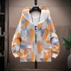 2023 Summer New Light Hooded Camoue Jacket Men Sun Protecti Fishing Hunting Clothes Quick Dry Coat Male Windbreaker 4XL a4KQ#