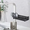 Racks Kitchen Organizer Shelf Stainless Steel Sink Drain Rack Sponge Storage Faucet Holder Soap Drainer Basket Bathroom Shelves