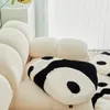 Kudde 1st Panda Chair Cute Office Seat Pad Floor Throw Kuddar Tjock Home Garden Soffa