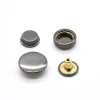 Accessoires 100set boutons-pression en laiton.accessoires pour vêtements outils de couture boutons-pression invisibles pour l'environnement boutons de veste de haute qualité