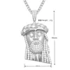 Manufacturer Hip Hop Jewelry Hot Sale Low Price Custom Sterling Sier Moissanite Jesus Head Pendant