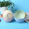 Bowls 4 Pcs Bowl Set Reusable Salad Unbreakable Rice For Kitchen Kids Plastic Small Household Tableware