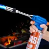 Lighters 1300° Portable Gas Flame Torch Flamethrower with Adjustable Hose Camping Kitchen Barbecue Flame Ignition Blowtorch Lighter Tools