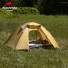 Палатки и укрытия Naturehike 2024, палатка для кемпинга, сверхлегкая двухслойная купольная палатка для 2 человек, семейная палатка для путешествий, пляжа, 210T, водонепроницаемая