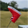 Andra golfprodukter Korea Shoe Style Head er Pu Club Accessories Blad Straight Putter Headers Professional Protector Leather Case 220 DHMDW