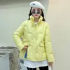 nuova giacca invernale 2022 Parka da donna Lg manica colletto alla coreana corto allentato spesso caldo lucido piumino Cott giacca femminile Parka Top o303 #