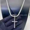 2.1CT Hip Hop Pendant Jewelry Man Prong Ställa in Högkvalitativt grossistpris VVS Moissanite hängsmycken