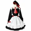 Anime Game Genshin Impact Collaborati KFC Noelle Cosplay Costumes Maid Lolita Dr Kawaii Uniform Halen Girl Apr Hat v1M1 #