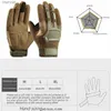 Taktiska handskar 1 par förtjockad vindtät pekskärm som är lämplig för utomhuscykling och airsoft paintball YQ240328