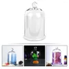 Storage Bottles Glass Aroma Diffuser Display Case Dustproof Cover Preserved Flower Domes For Eternal Banquet