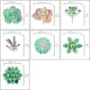 Kwiaty dekoracyjne 16 szt. Realistyczne teksturowane fałszywe sukulenty ustawione na różny typ rozmiar mini sztuczny