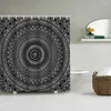 Rideaux de douche Mandala salle de bain paysage rideau imperméable avec 12 crochets décoration maison livraison gratuite