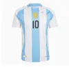 アルゼンチンサッカージャージ22 23ファンプレーヤーバージョン22/23メシスマックアリスターディバラゴメスタグリアフィックマルティネスデポールマラドーナ子供キットメンズ女性サッカーシャツ