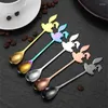 Coffee Scoops 2/3/8PCS Cartoon Easy To Clean Multipurpose Smooth Top-rated Adorable -selling Versatile Small Spoon Unique Cute