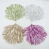 Pea Gold Powder Plastic Simple Simulation Coral Wedding Branch Christmas Home DIY Art Decoration Wholesale