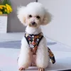 Hundebekleidung, niedliches Kleid mit großen Blumen, gemütliches ärmelloses Hemd, Sommerkleid für Haustiere, Prinzessinnen-Party-Outfit mit kleinem Rock