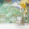 壁紙カスタム3Dモダンな大気雲ラインアートパターンテレビソファベッドルーム背景壁紙壁画